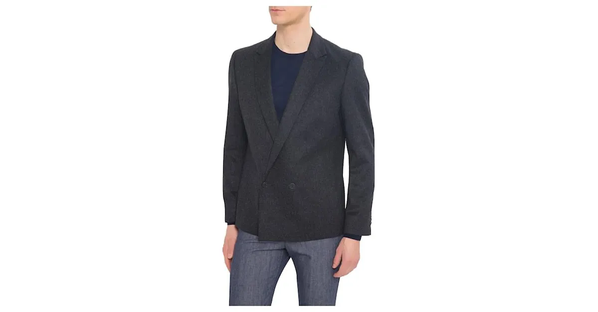 Autre Marque De Fursac nueva chaqueta americana pesada Gris 