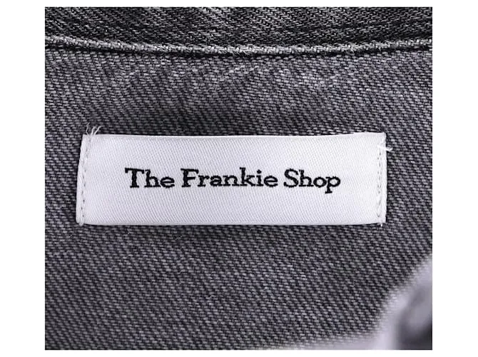 Autre Marque Sobrecamisa Dallas de algodón gris de The Franke Shop 