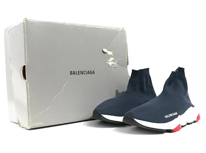 BALENCIAGA Deportivas T.UE 40 paño Azul marino 