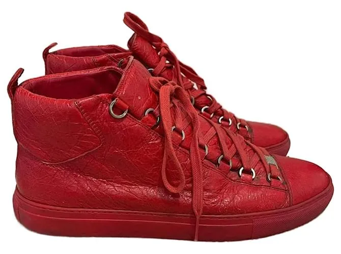 BALENCIAGA Deportivas T.UE 43 Cuero Roja 