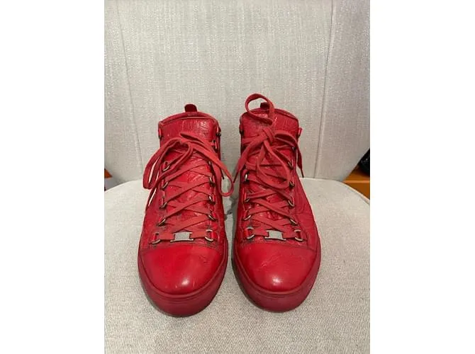 BALENCIAGA Deportivas T.UE 43 Cuero Roja 