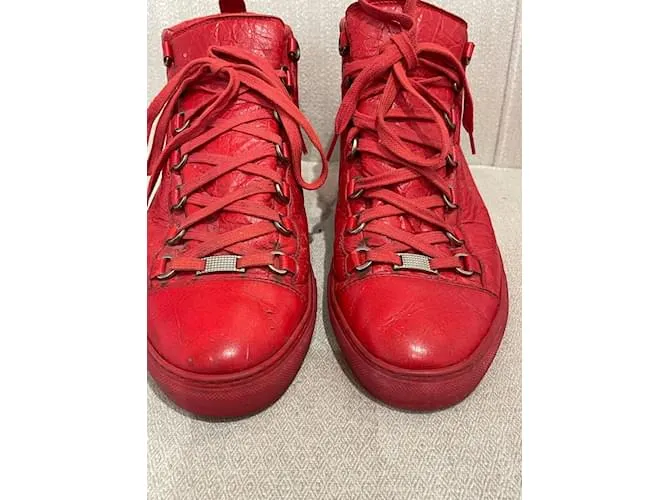 BALENCIAGA Deportivas T.UE 43 Cuero Roja 