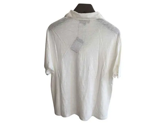 CAMISA DE POLO LEONARD PURE LINEN Blanco 