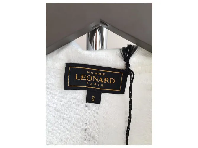 CAMISA DE POLO LEONARD PURE LINEN Blanco 