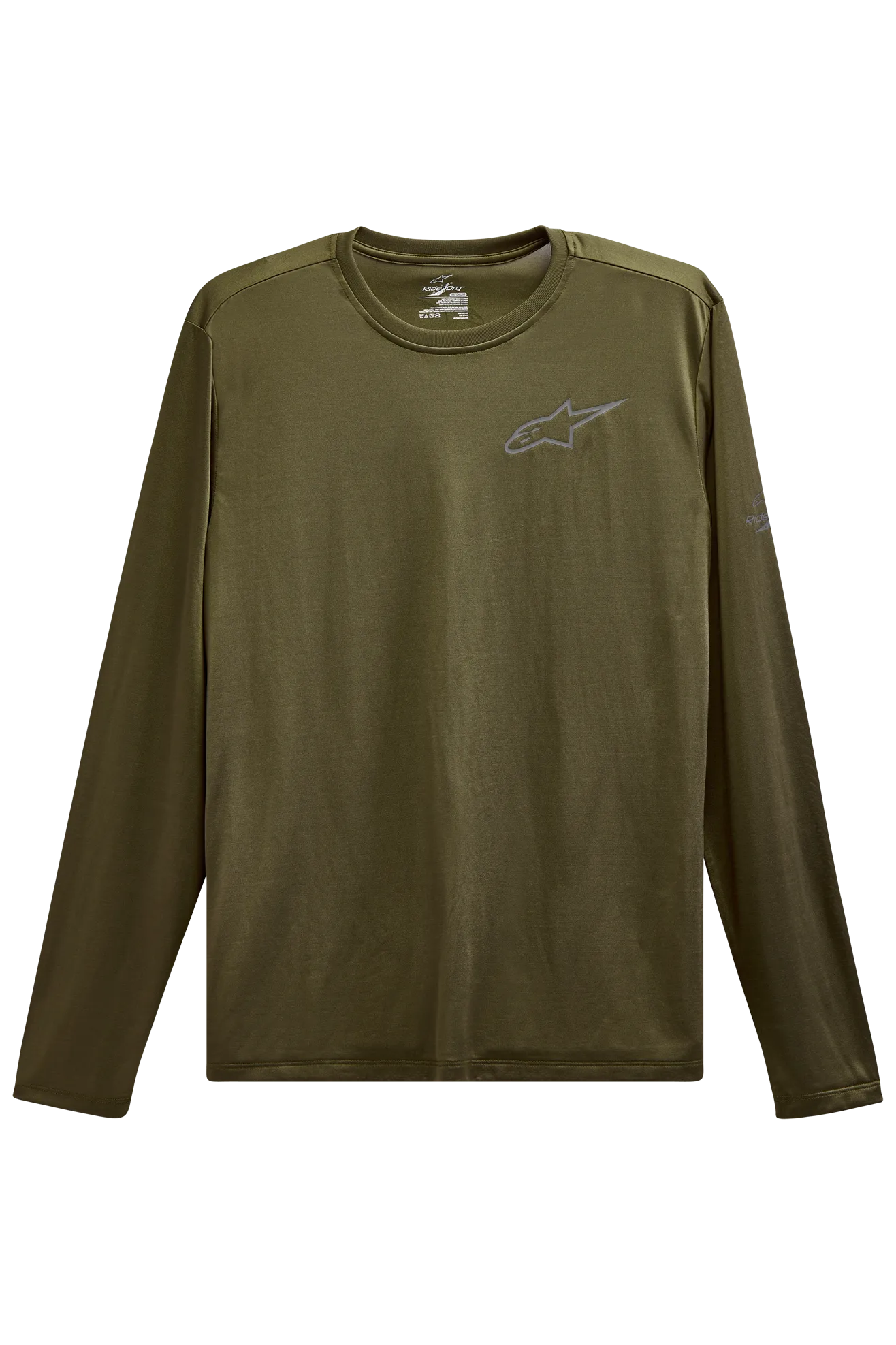 Camiseta Alpinestars Pursue Performance LS Verde Militar 