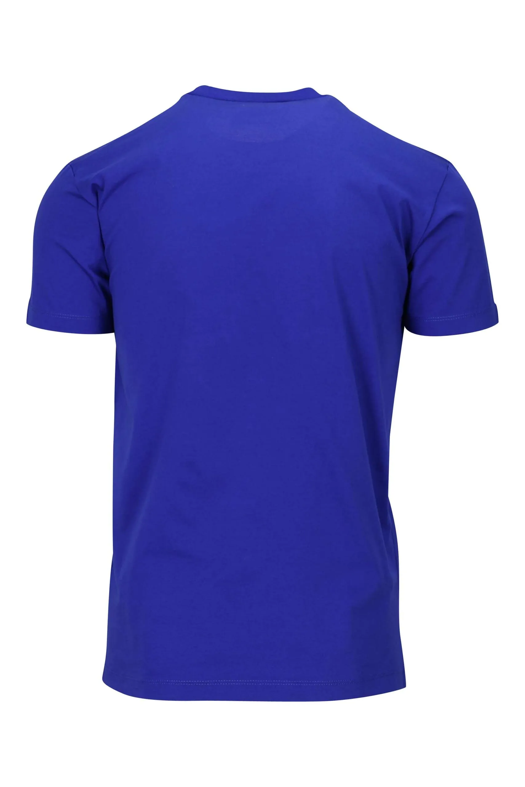 Camiseta azul electrico con maxilogo 