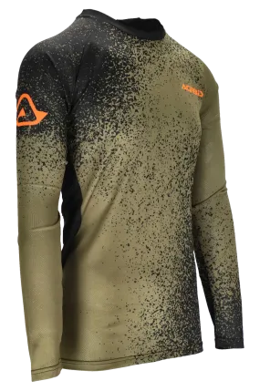 Camiseta de Cross Acerbis X-Duro 2.0 Verde Militar