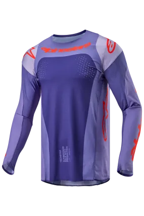 Camiseta de Cross Alpinestars Techstar Ocuri Púrpura-Naranja