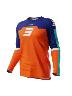 Camiseta de Cross Niño Shot DrawHierro Naranja