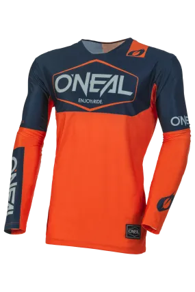 Camiseta de Cross O'Neal Mayhem Hexx Azul-Naranja 