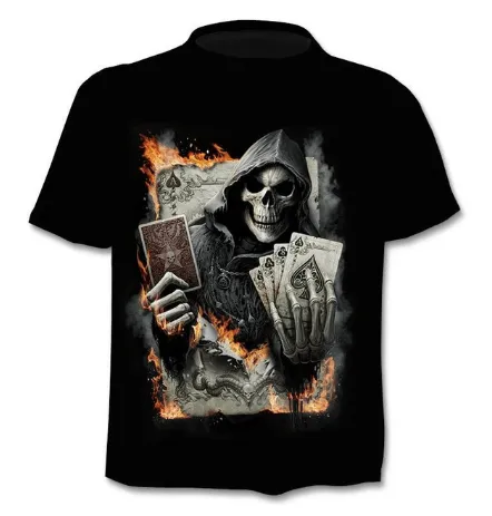 Camiseta estampado 3D