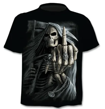 Camiseta estampado 3D