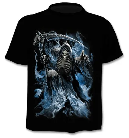 Camiseta estampado 3D