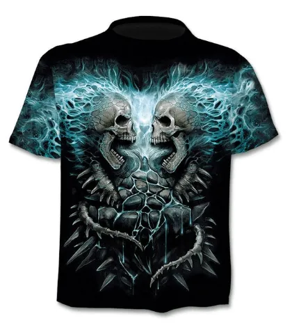 Camiseta estampado 3D