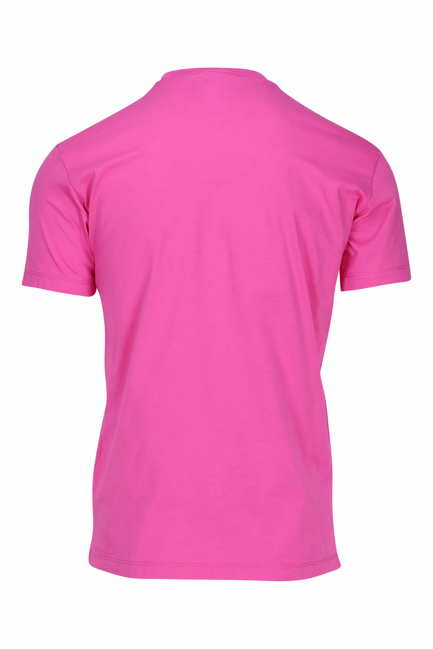 Camiseta fucsia con maxilogo 