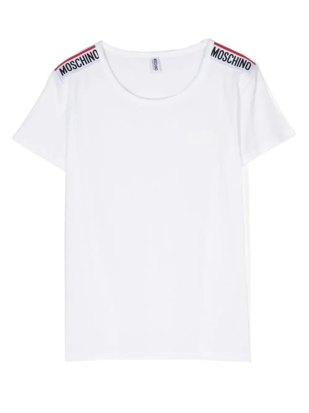 CAMISETA HOMBROS TAPE BLANCA