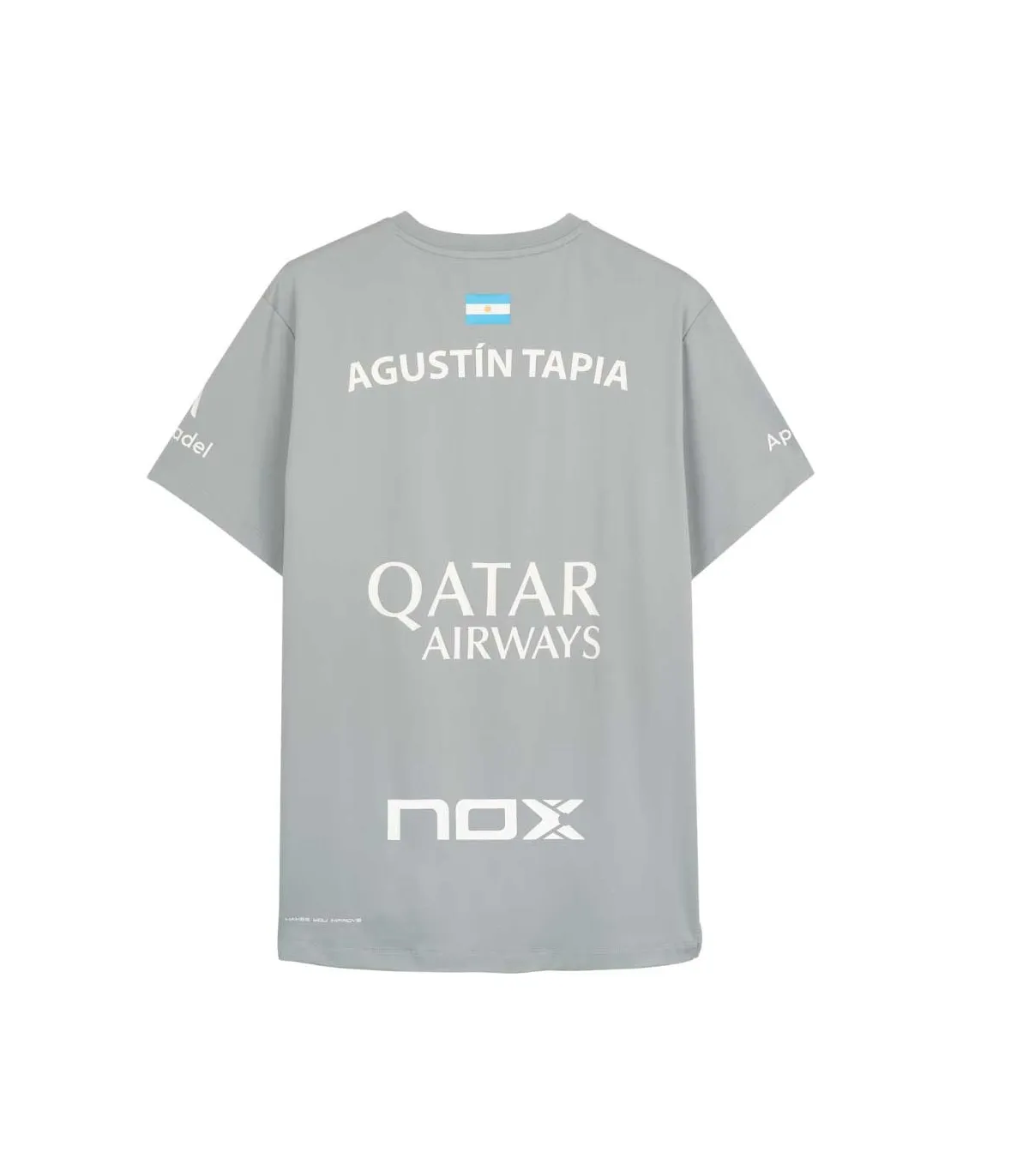 Camiseta Nox Oficial de Agustín Tapia 2024 Gris