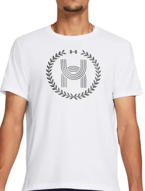 Camiseta Under Armour UA RUN ANYWHERE SS-WHT