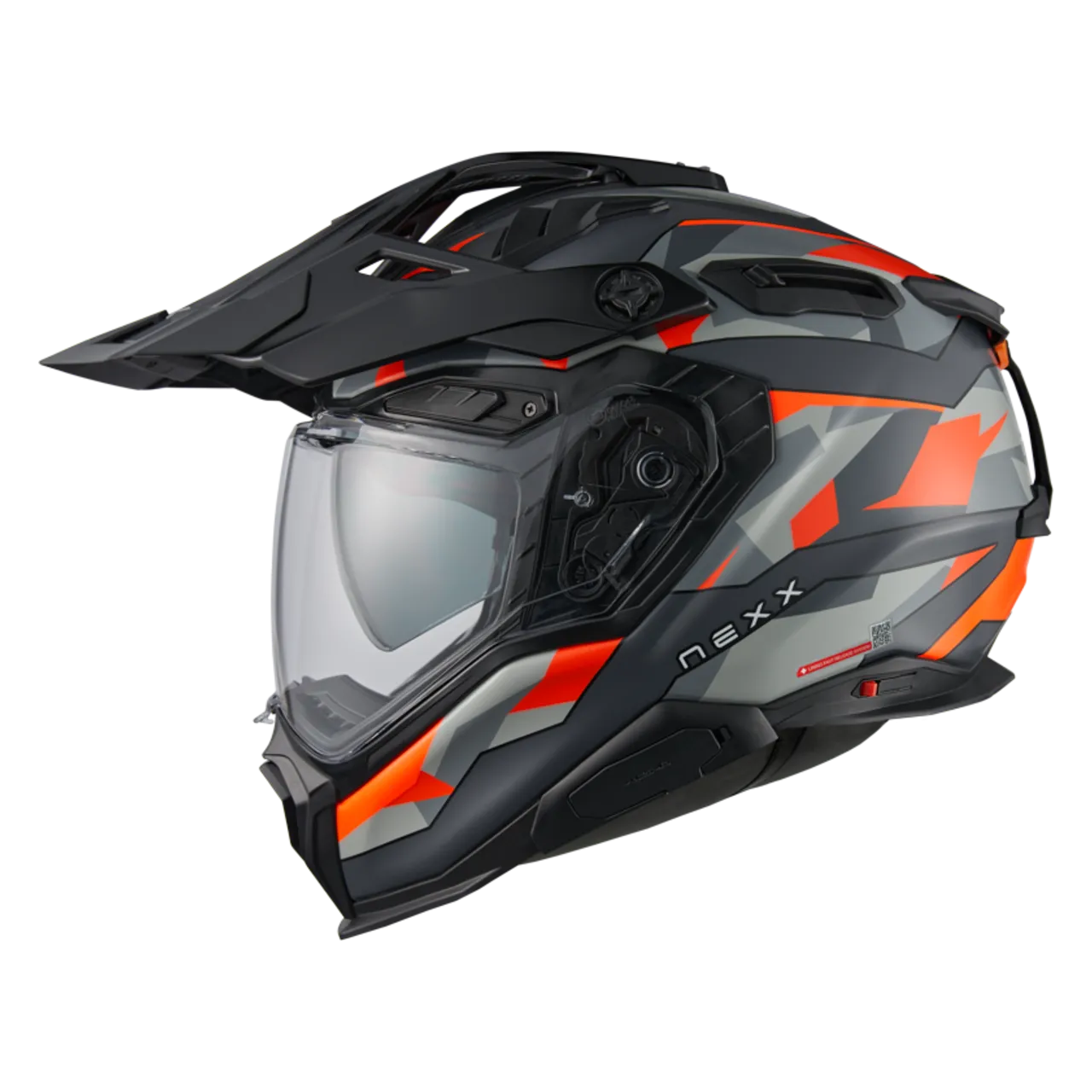 Casco Adventure Nexx X.WED3 Trailmania Gris-Naranja MT