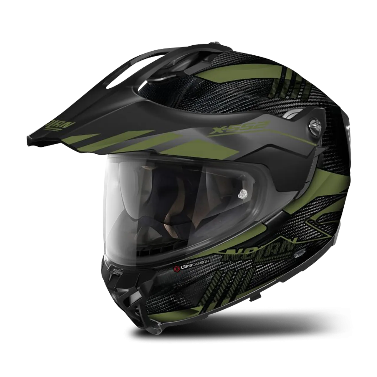 Casco Adventure Nolan X-552 Ultra Carbon Verde