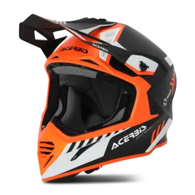 Casco de Cross Acerbis X-Track Naranja Flúor-Negro 