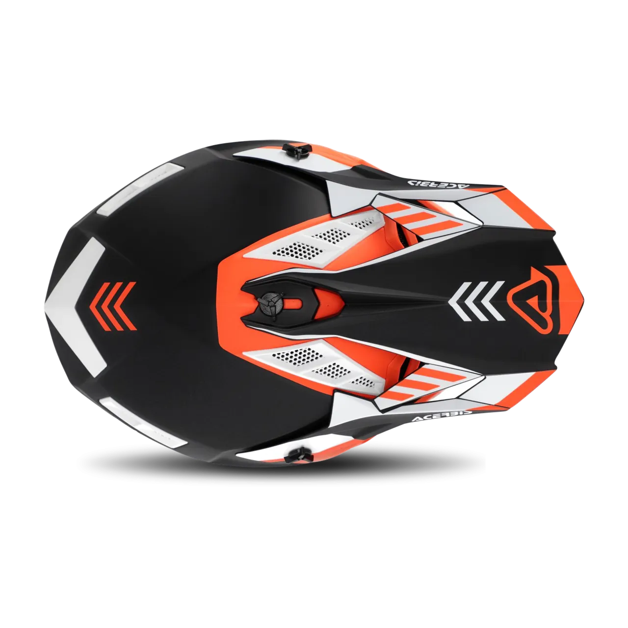 Casco de Cross Acerbis X-Track Naranja Flúor-Negro 