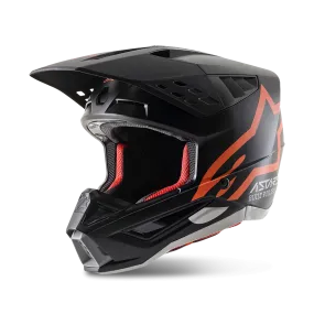 Casco de Cross Alpinestars SM5 Compass Negro-Naranja