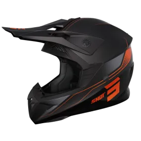 Casco de Cross Shot Pulse Edge Naranja