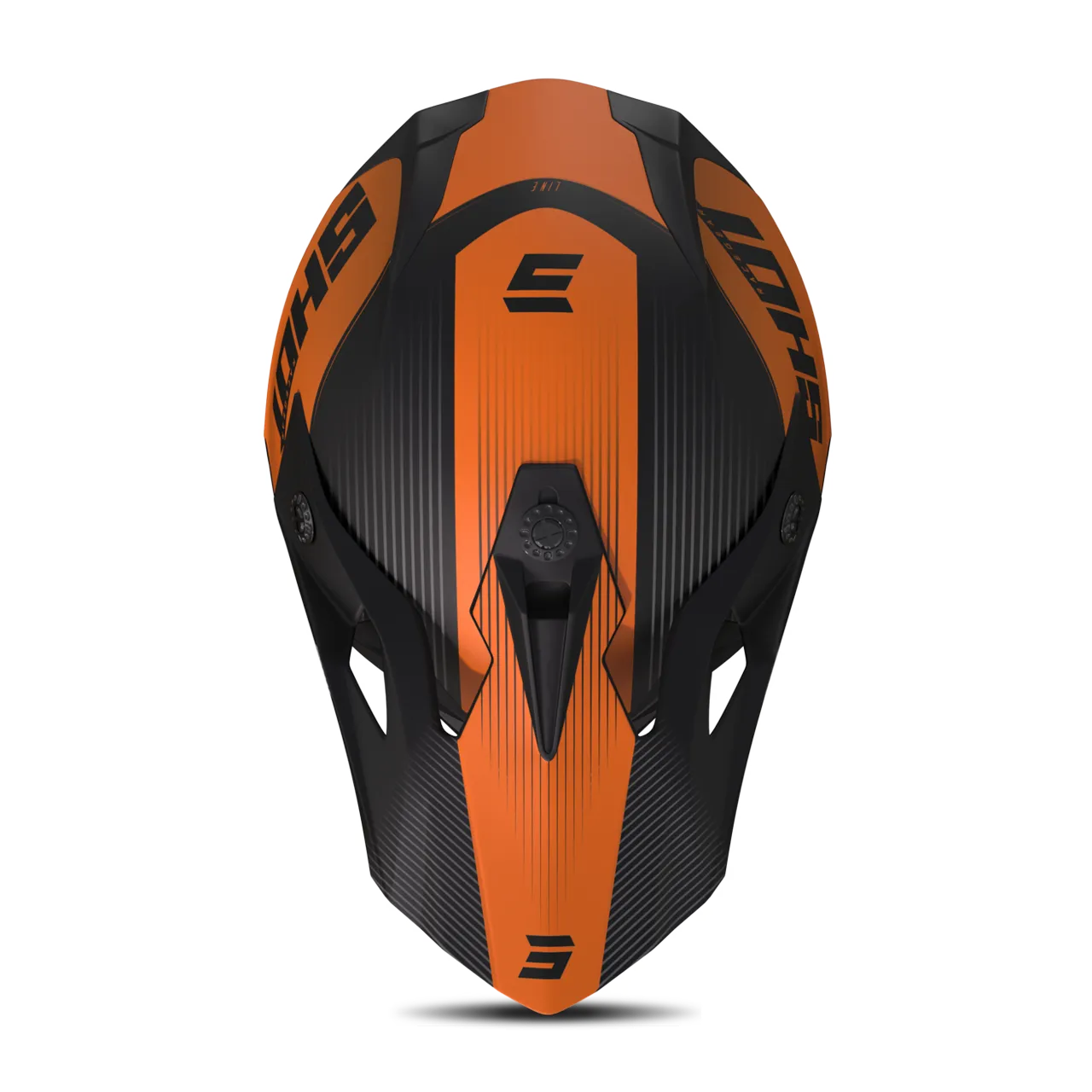 Casco de Cross Shot Pulse Line Naranja