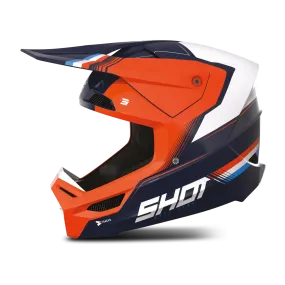 Casco de Cross Shot Race Mips® Tracer Mips® Naranja Neón Brillante