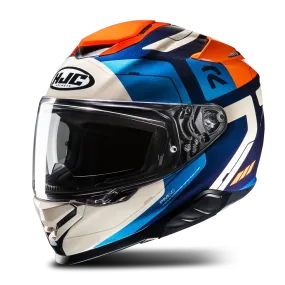 Casco Integral HJC RPHA 71 Cozad MC27 Azul–Naranja-Negro 