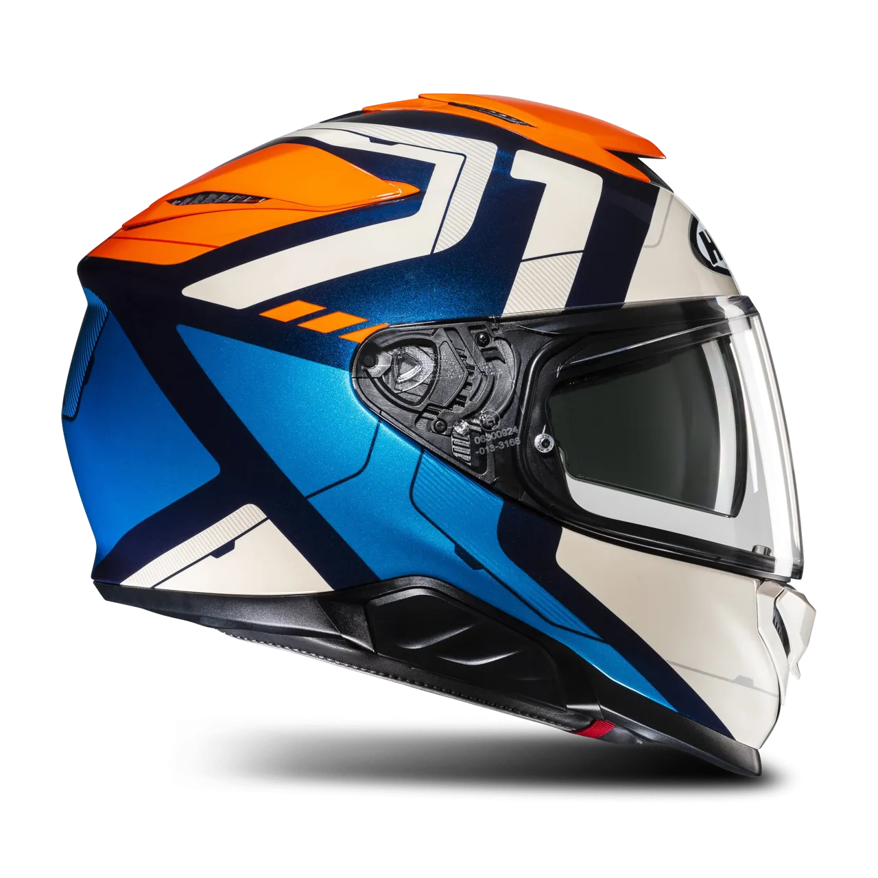 Casco Integral HJC RPHA 71 Cozad MC27 Azul–Naranja-Negro 