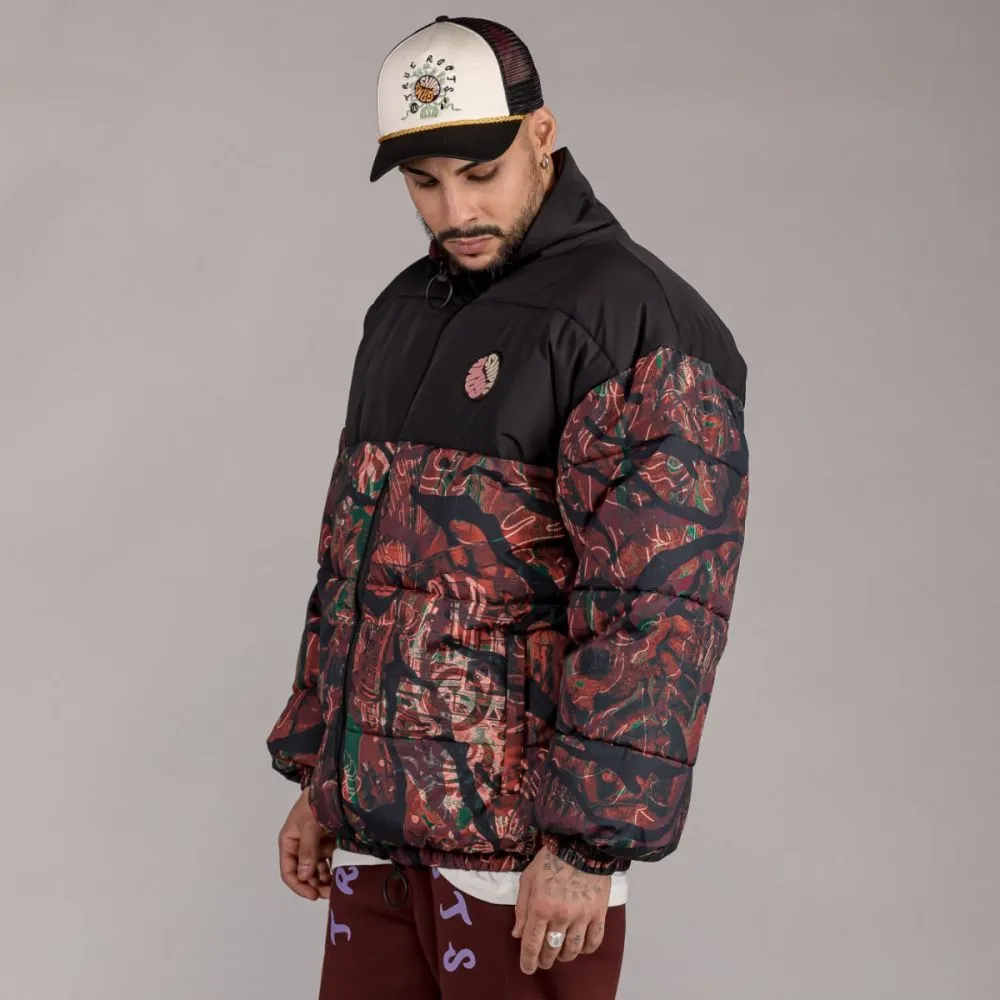 Chaqueta Puffy Grimey "SNIPES X GRIMEY TRUE ROOTS" - Brown | Fall 22