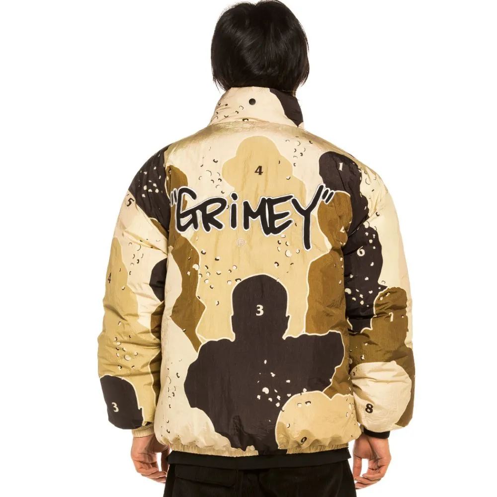 Chaqueta Puffy Reversible Grimey "Gem Cutting" - Brick | Fall 21