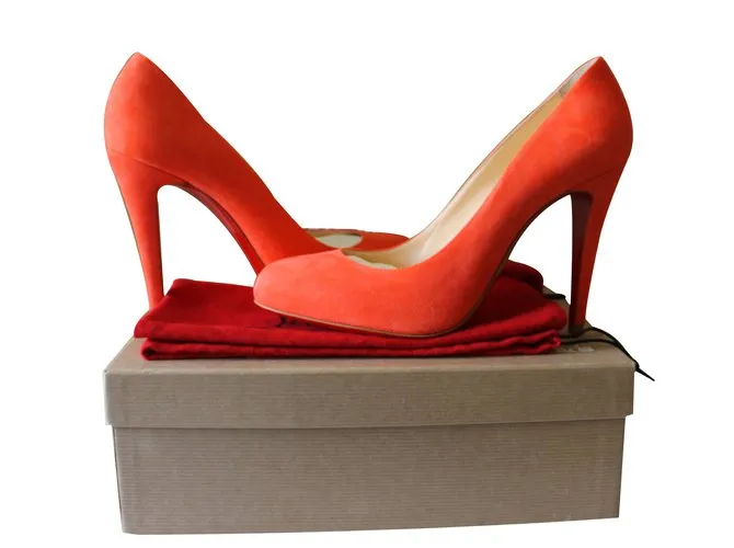 Christian Louboutin RON RON 100MM Naranja 