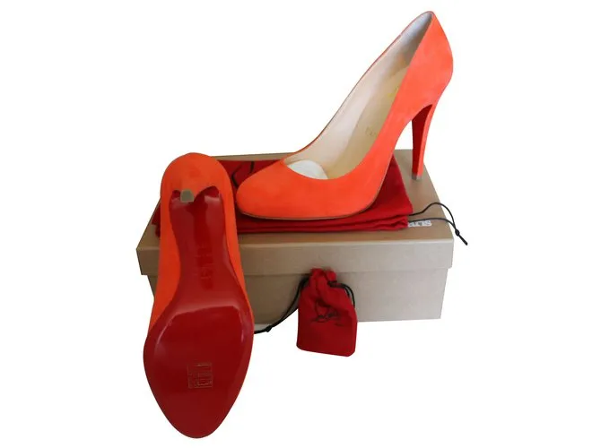 Christian Louboutin RON RON 100MM Naranja 