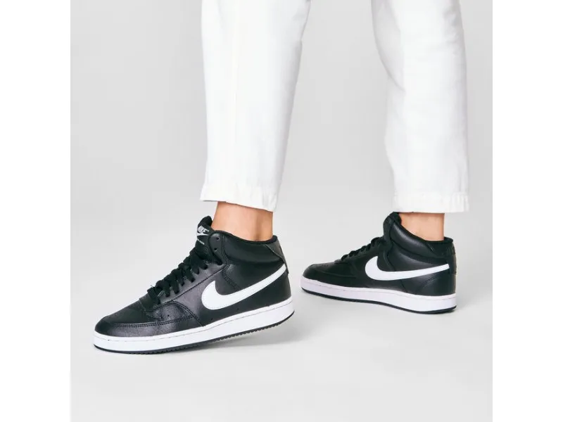 DEPORTIVO NIKE COURT VISION MID CD5436 EN COLOR NEGRO