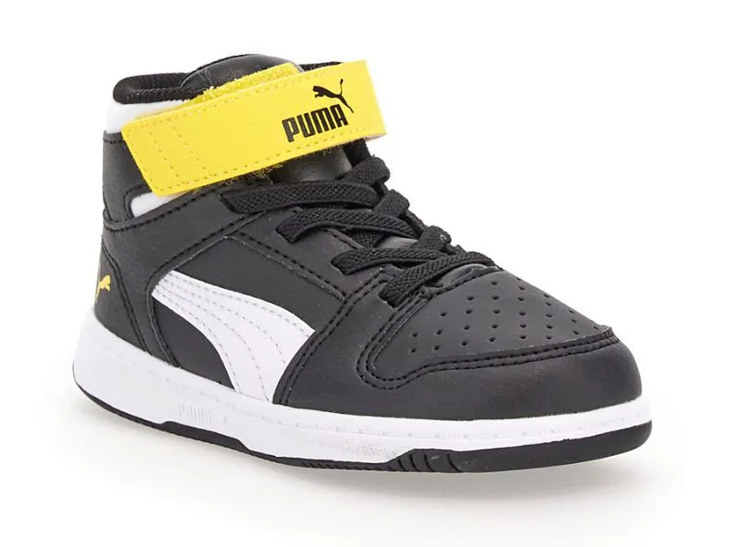 DEPORTIVO PUMA REBOUND LAYUP SL V PS EN COLOR NEGRO 370488.