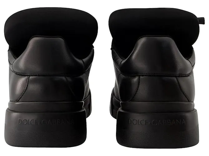 Dolce & Gabbana Deportivas Portofino - Dolce&Gabbana - Piel - Negro 