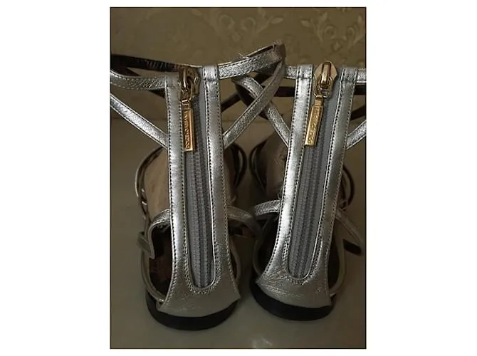 Dolce & Gabbana Sandalias Plata 