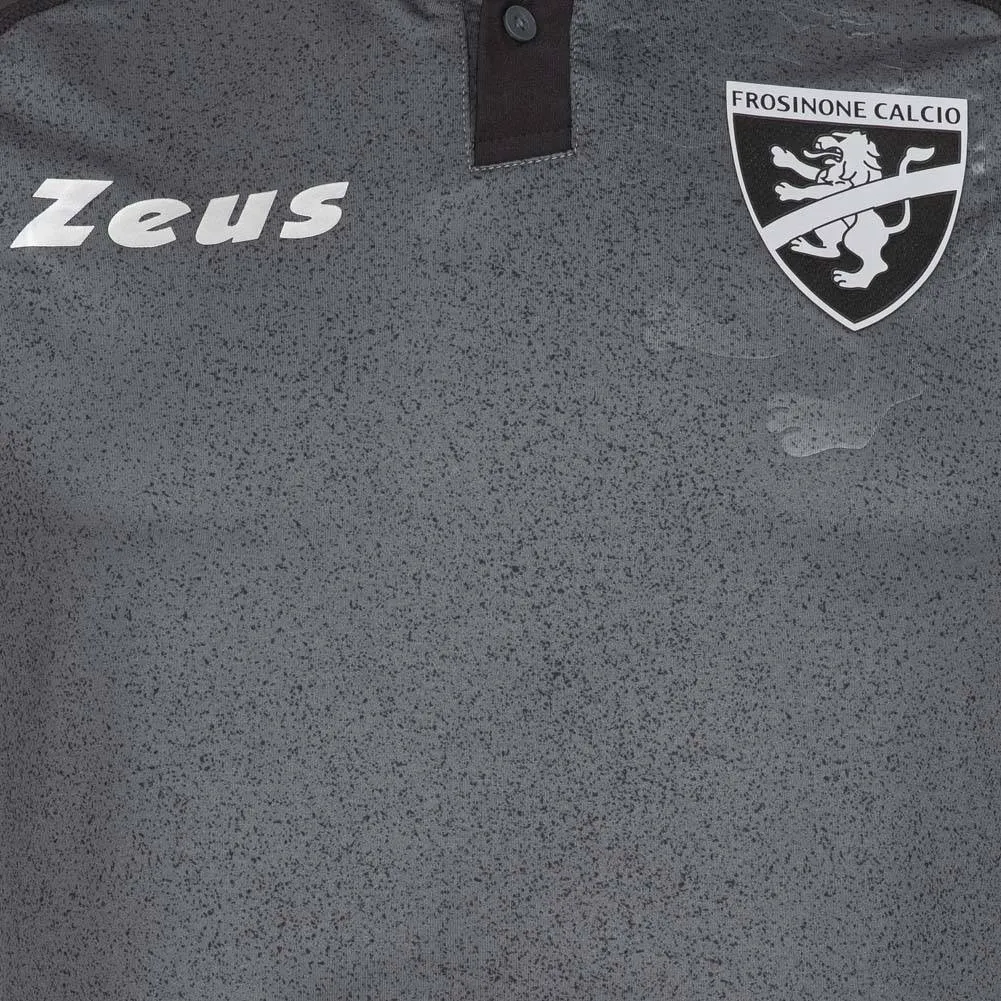 Frosinone Calcio Zeus Hombre Camiseta de segunda equipación gris negro