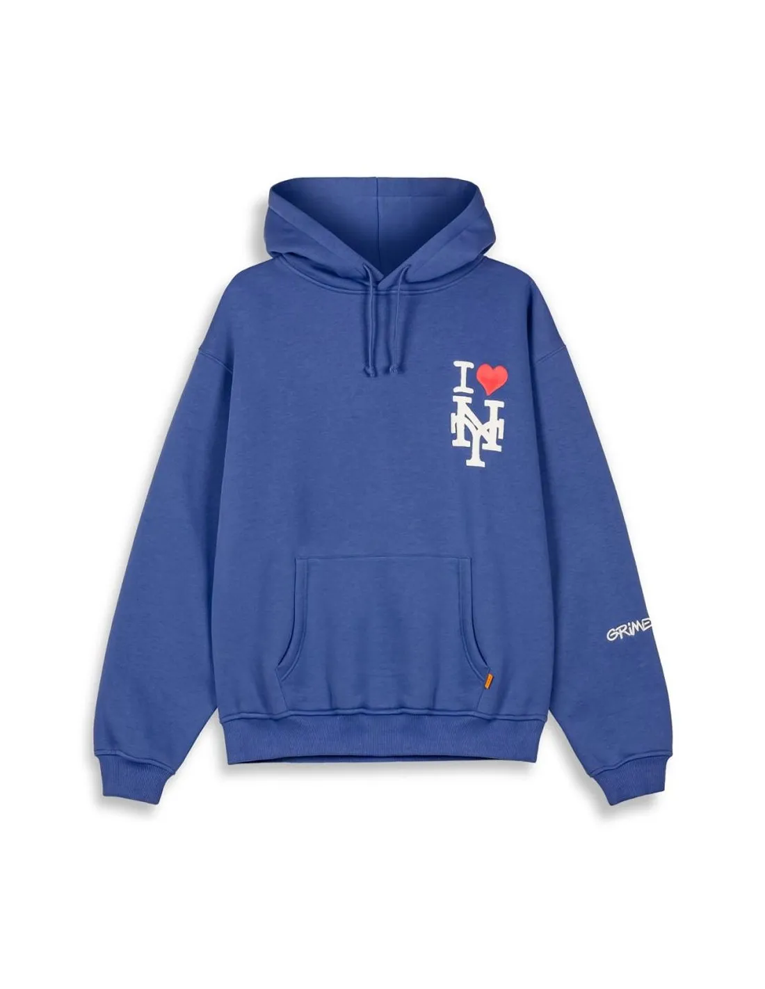 GRIMEY BOYS VINTAGE HOODIE ROYAL BLUE