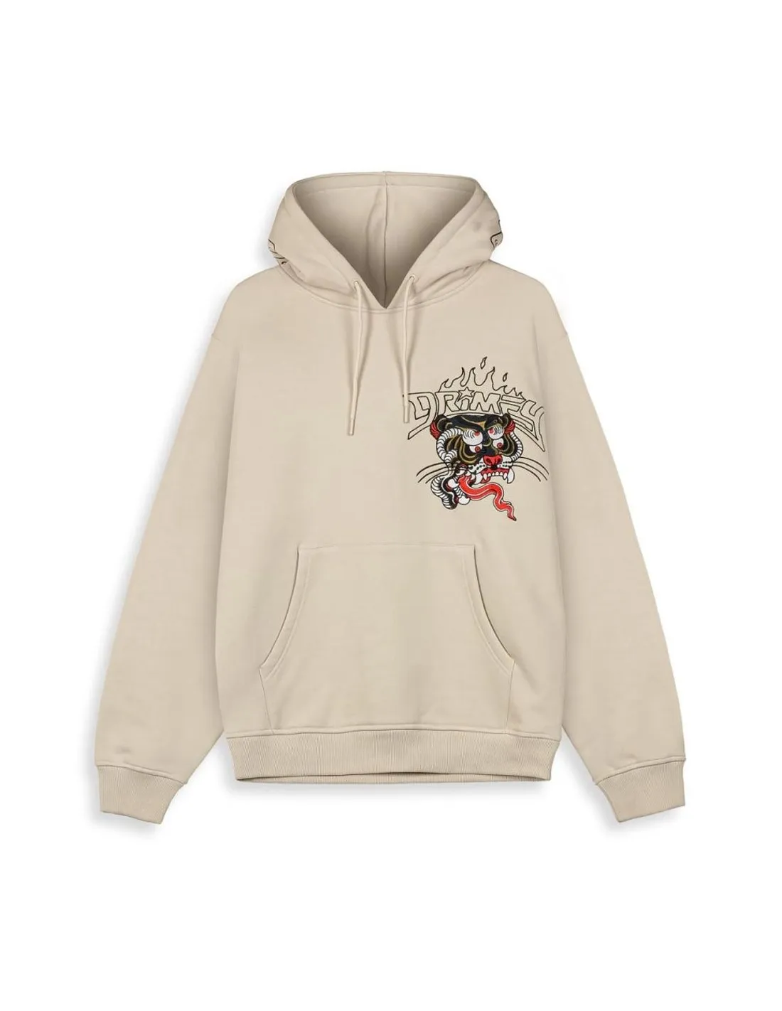 GRIMEY DEEPER HEAVYWEIGHT VINTAGE HOODIE CREAM