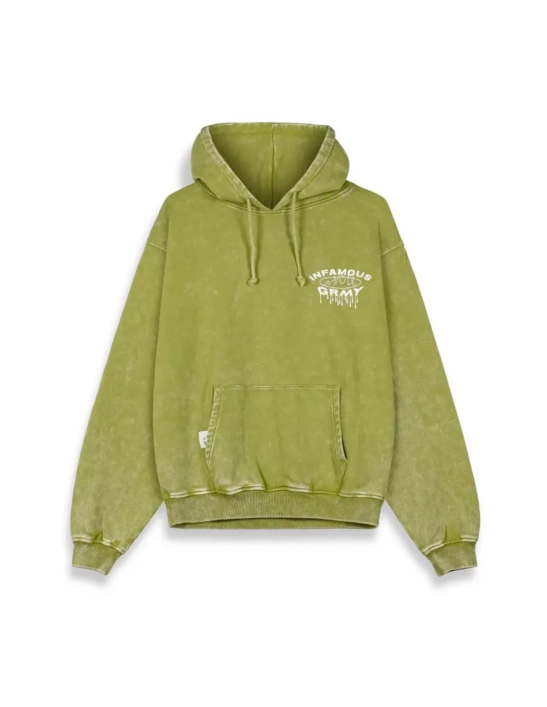 GRIMEY FOLLOW THE DOLLAR WASHED VINTAGE HOODIE WASHED GREEN