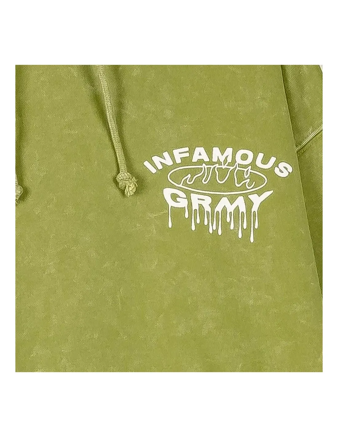 GRIMEY FOLLOW THE DOLLAR WASHED VINTAGE HOODIE WASHED GREEN