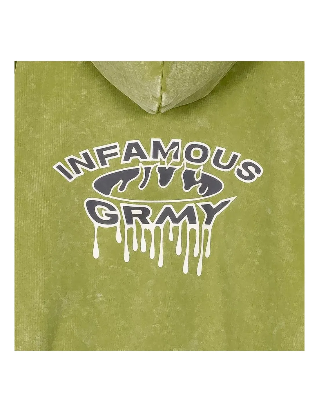 GRIMEY FOLLOW THE DOLLAR WASHED VINTAGE HOODIE WASHED GREEN