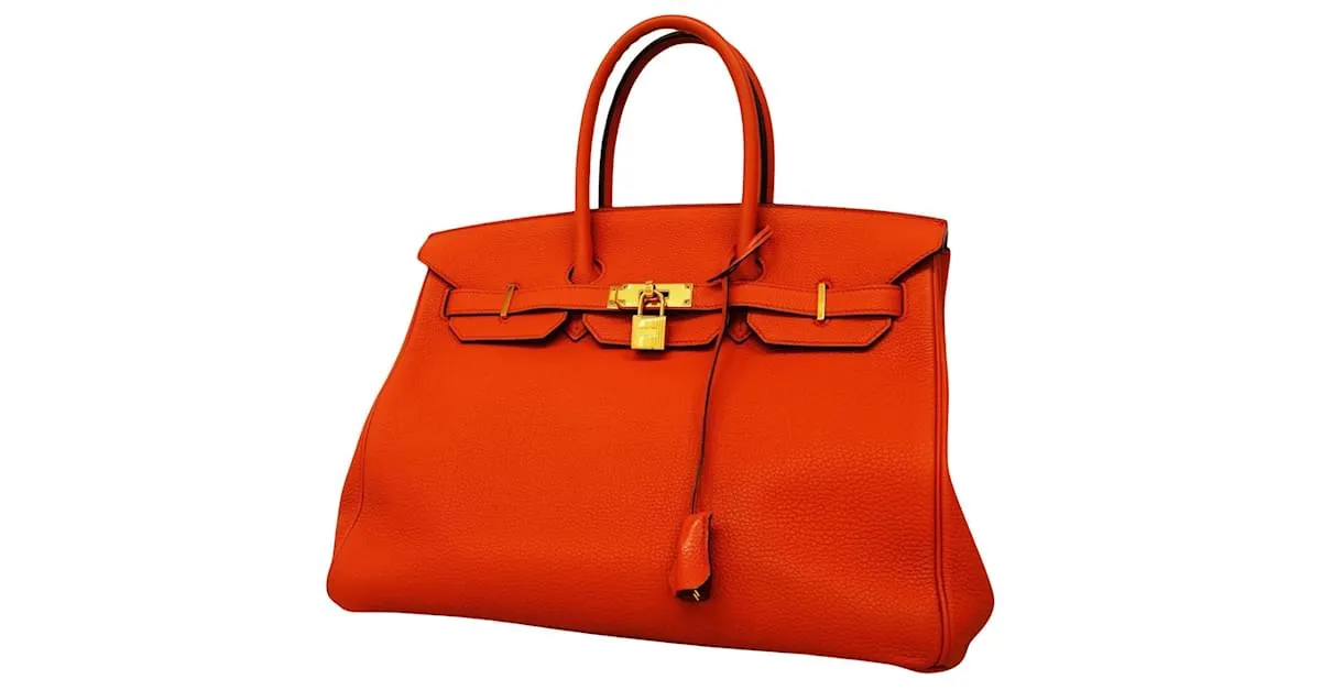 Hermès Birkin 35 Naranja 