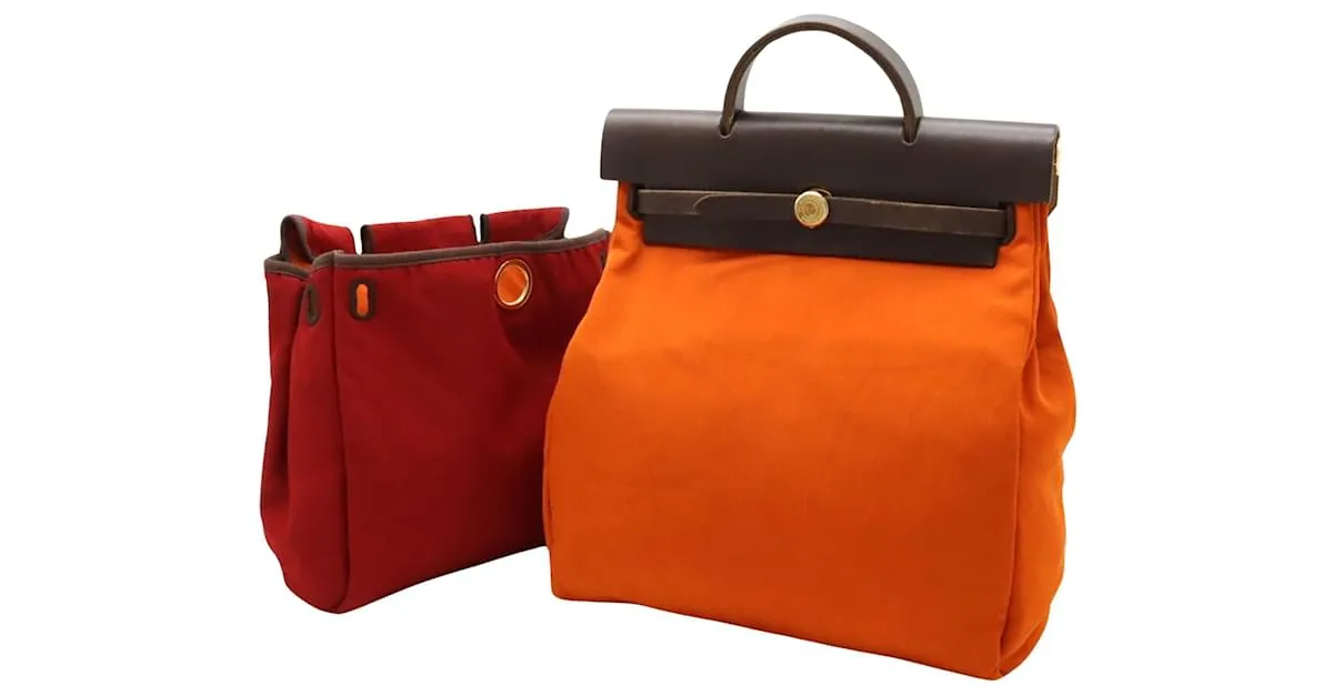 Hermès Herbag Naranja 