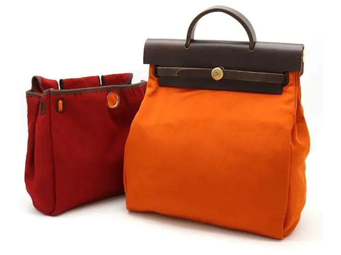 Hermès Herbag Naranja 