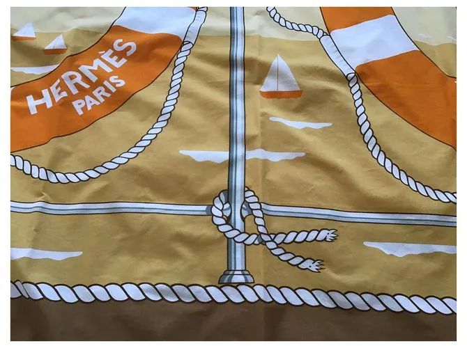 Hermès pareo Naranja 